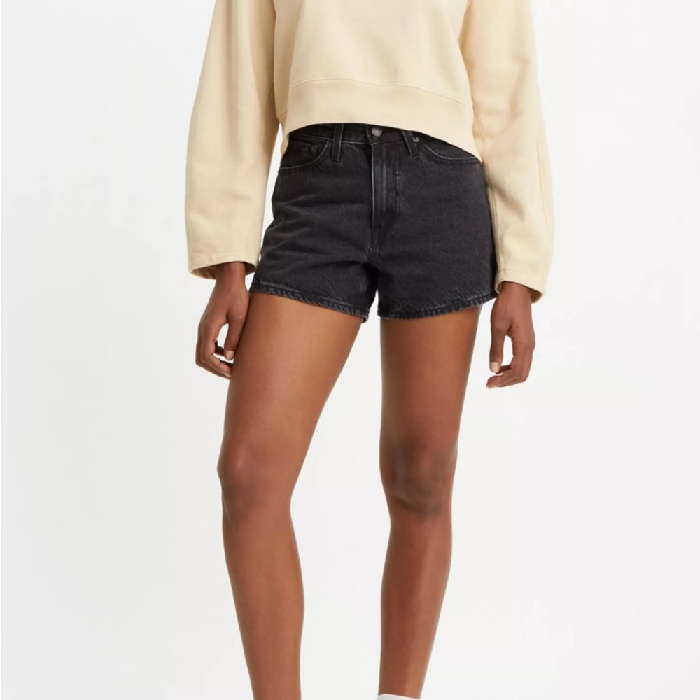 Levi’s denim mom shorts